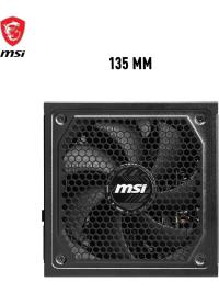 MSI MAG A1250GL PCIE5 1250W 80+ Gold Power Supply Bilgisayar Güç Kaynağı